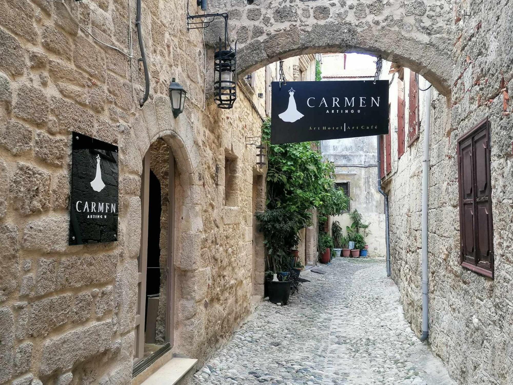 Carmen Art Hotel Rhodes City Extérieur photo